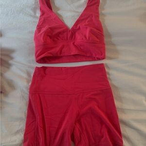 Lululemon Athletica Pink Bike Shorts